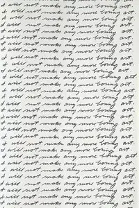 I Will Not Make Any More Boring Art