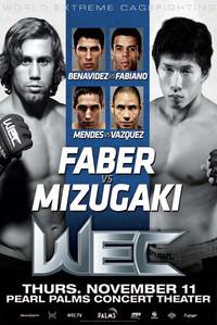 WEC 52: Faber vs. Mizugaki