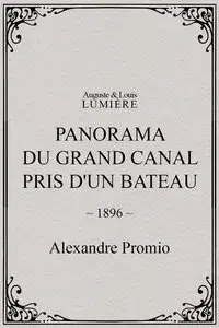 Panorama of the Grand Canal Taken from a Boat