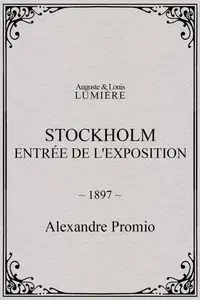 Stockholm, entrée de l'exposition