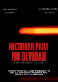 Remembering So We Don't Forget